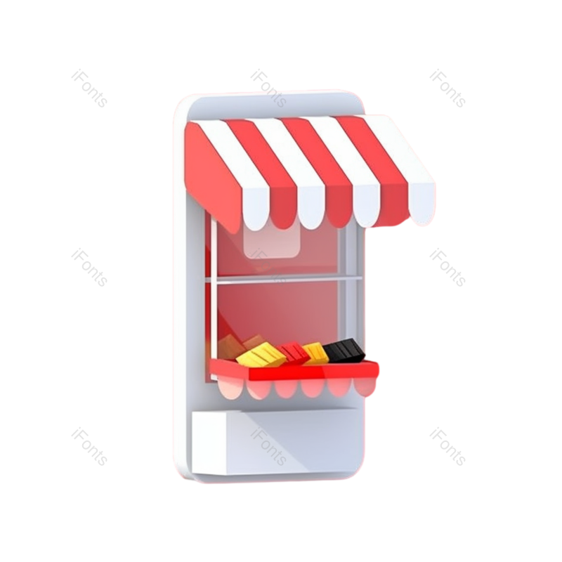 元素图片,店铺元素,插画PNG,商务免抠素材